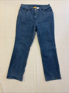 Ruby Rd. Straight Leg Stretch Jeans Women’s Size 8 Medium Wash Denim